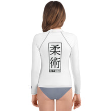Girls Long Sleeve Compression Rash Guard – Brazilian Jiu-Jitsu Apparel - Snow