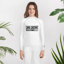 Girls Long Sleeve Compression Rash Guard – Brazilian Jiu-Jitsu Apparel - Snow