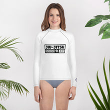 Girls Long Sleeve Compression Rash Guard – Brazilian Jiu-Jitsu Apparel - Snow