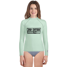 Girls Long Sleeve Jiu-Jitsu Rash Guard – Premium No-Gi Compression Shirt - Surf Crest Alt