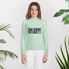 Girls Long Sleeve Jiu-Jitsu Rash Guard – Premium No-Gi Compression Shirt - Surf Crest Alt