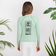 Girls Long Sleeve Jiu-Jitsu Rash Guard – Premium No-Gi Compression Shirt - Surf Crest Alt