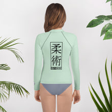 Girls Long Sleeve Jiu-Jitsu Rash Guard – Premium No-Gi Compression Shirt - Surf Crest Alt