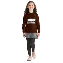 Girls Long Sleeve Judo Compression Rash Guard – Youth Martial Arts Gear - Chocolate Exclusive Girls Judo Long Sleeve Rash Guard Youth