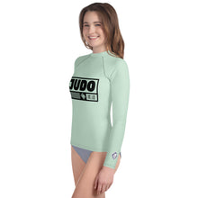 Girls Long Sleeve Judo Rash Guard – Premium Youth Martial Arts Training Shirt - Surf Crest Alt Exclusive Girls Judo Long Sleeve Rash Guard Youth