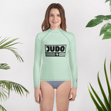 Girls Long Sleeve Judo Rash Guard – Premium Youth Martial Arts Training Shirt - Surf Crest Alt Exclusive Girls Judo Long Sleeve Rash Guard Youth