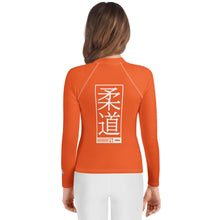 Girls Long Sleeve Judo Rash Guard – Youth Martial Arts Compression Apparel - Flamingo Exclusive Girls Judo Long Sleeve Rash Guard Youth
