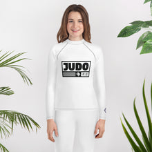 Girls Long Sleeve Judo Training Shirt – Youth Compression Rash Guard - Snow Exclusive Girls Judo Long Sleeve Rash Guard Youth