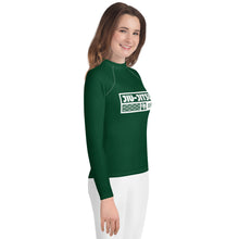 Girls Long Sleeve MMA & BJJ Rash Guard – Premium Compression Shirt - Sherwood Forest