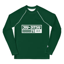 Girls Long Sleeve MMA & BJJ Rash Guard – Premium Compression Shirt - Sherwood Forest