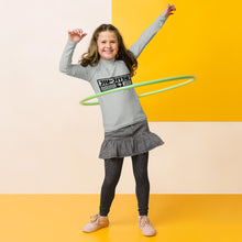 Girls Long Sleeve Rash Guard for Brazilian Jiu-Jitsu, MMA & Wrestling - Smoke