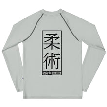 Girls Long Sleeve Rash Guard for Brazilian Jiu-Jitsu, MMA & Wrestling - Smoke