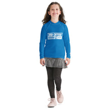 Girls No-Gi Jiu-Jitsu Rash Guard – Long Sleeve Athletic Performance Top - Azul
