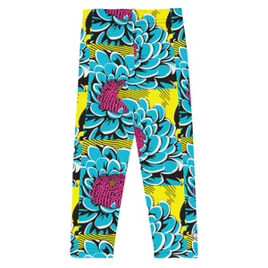 Elevate Your Girl's Active Style with Pop Art Inspired Yoga Pants 002 Dahlia Exclusive Girls Leggings