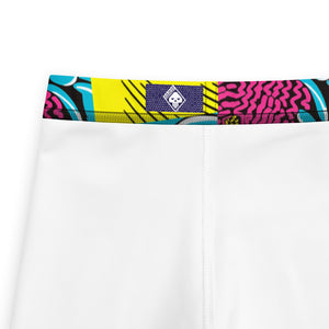 Elevate Your Girl's Active Style with Pop Art Inspired Yoga Pants 002 Dahlia Exclusive Girls Leggings