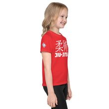 Girl's Short Sleeve Classic Jiu-Jitsu Rash Guard: Active Performance - Scarlet Exclusive Girls Jiu-Jitsu Kids Rash Guard Short Sleeve