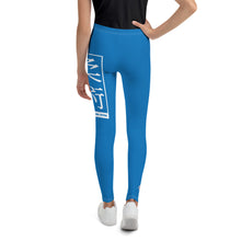 Girls Youth BJJ Leggings – Stretchy Yoga Pants for Movement & Style - Azul