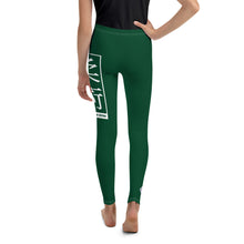Girls Youth Grappling Leggings – Comfortable Jiu-Jitsu Yoga Pants - Sherwood Forest