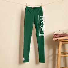 Girls Youth Grappling Leggings – Comfortable Jiu-Jitsu Yoga Pants - Sherwood Forest