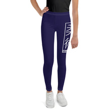 Girls Youth Jiu-Jitsu Yoga Pants – Durable and Comfortable Fit - Midnight Blue