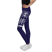 Girls Youth Jiu-Jitsu Yoga Pants – Durable and Comfortable Fit - Midnight Blue