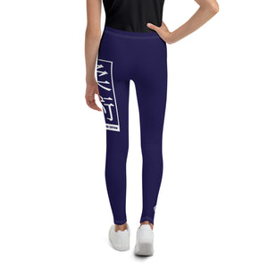 Girls Youth Jiu-Jitsu Yoga Pants – Durable and Comfortable Fit - Midnight Blue