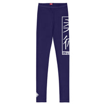 Girls Youth Jiu-Jitsu Yoga Pants – Durable and Comfortable Fit - Midnight Blue