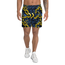 Golden Strides: Men's Mile After Mile - Golden Chains 002 Exclusive Mens Running Shorts