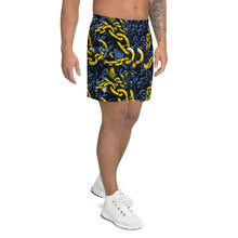 Golden Strides: Men's Mile After Mile - Golden Chains 002 Exclusive Mens Running Shorts