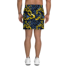 Golden Strides: Men's Mile After Mile - Golden Chains 002 Exclusive Mens Running Shorts