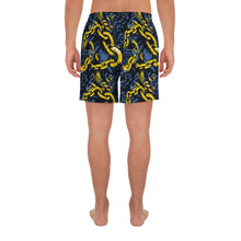 Golden Strides: Men's Mile After Mile - Golden Chains 002 Exclusive Mens Running Shorts