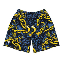 Golden Strides: Men's Mile After Mile - Golden Chains 002 Exclusive Mens Running Shorts