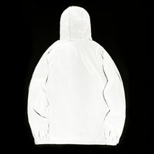 Harajuku Night Runner: Reflective Hooded Windbreaker