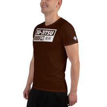 High-Performance Men's Jiu-Jitsu Rash Guard - Short Sleeve Edition - Chocolate