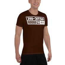 High-Performance Men's Jiu-Jitsu Rash Guard - Short Sleeve Edition - Chocolate