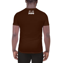 High-Performance Men's Judo Rash Guard - Short Sleeve Edition - Chocolate