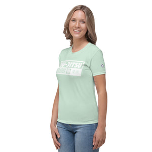 High-Performance Women's Short Sleeve Rash Guard - Judo Ready Design - Surf Crest