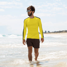 Iconic Tribute: Men's Bruce Lee Game of Death Inspired Rash Guard and Leggings Set