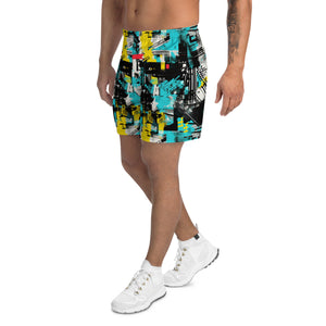 Island Runner: Men's Mile After Mile - Tropical Thunder 001 Exclusive Mens Running Shorts