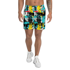 Island Runner: Men's Mile After Mile - Tropical Thunder 001 Exclusive Mens Running Shorts