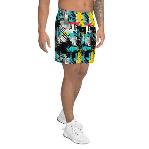 Island Runner: Men's Mile After Mile - Tropical Thunder 001 Exclusive Mens Running Shorts