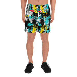 Island Runner: Men's Mile After Mile - Tropical Thunder 001 Exclusive Mens Running Shorts