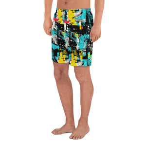 Island Runner: Men's Mile After Mile - Tropical Thunder 001 Exclusive Mens Running Shorts