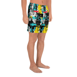 Island Runner: Men's Mile After Mile - Tropical Thunder 001 Exclusive Mens Running Shorts