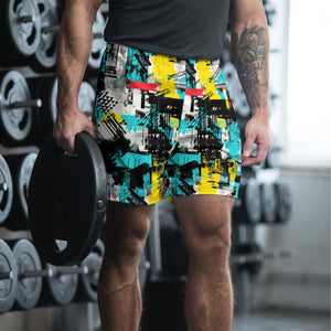 Island Runner: Men's Mile After Mile - Tropical Thunder 001 Exclusive Mens Running Shorts