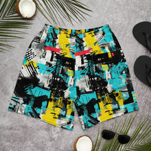 Island Runner: Men's Mile After Mile - Tropical Thunder 001 Exclusive Mens Running Shorts