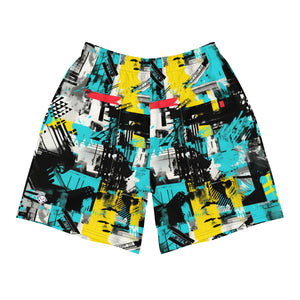 Island Runner: Men's Mile After Mile - Tropical Thunder 001 Exclusive Mens Running Shorts