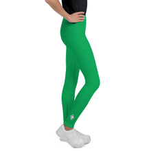 Jiu-Jitsu Leggings for Youth Girls – Flexible Athletic Yoga Pants - Jade