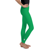 Jiu-Jitsu Leggings for Youth Girls – Flexible Athletic Yoga Pants - Jade