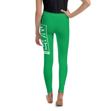 Jiu-Jitsu Leggings for Youth Girls – Flexible Athletic Yoga Pants - Jade